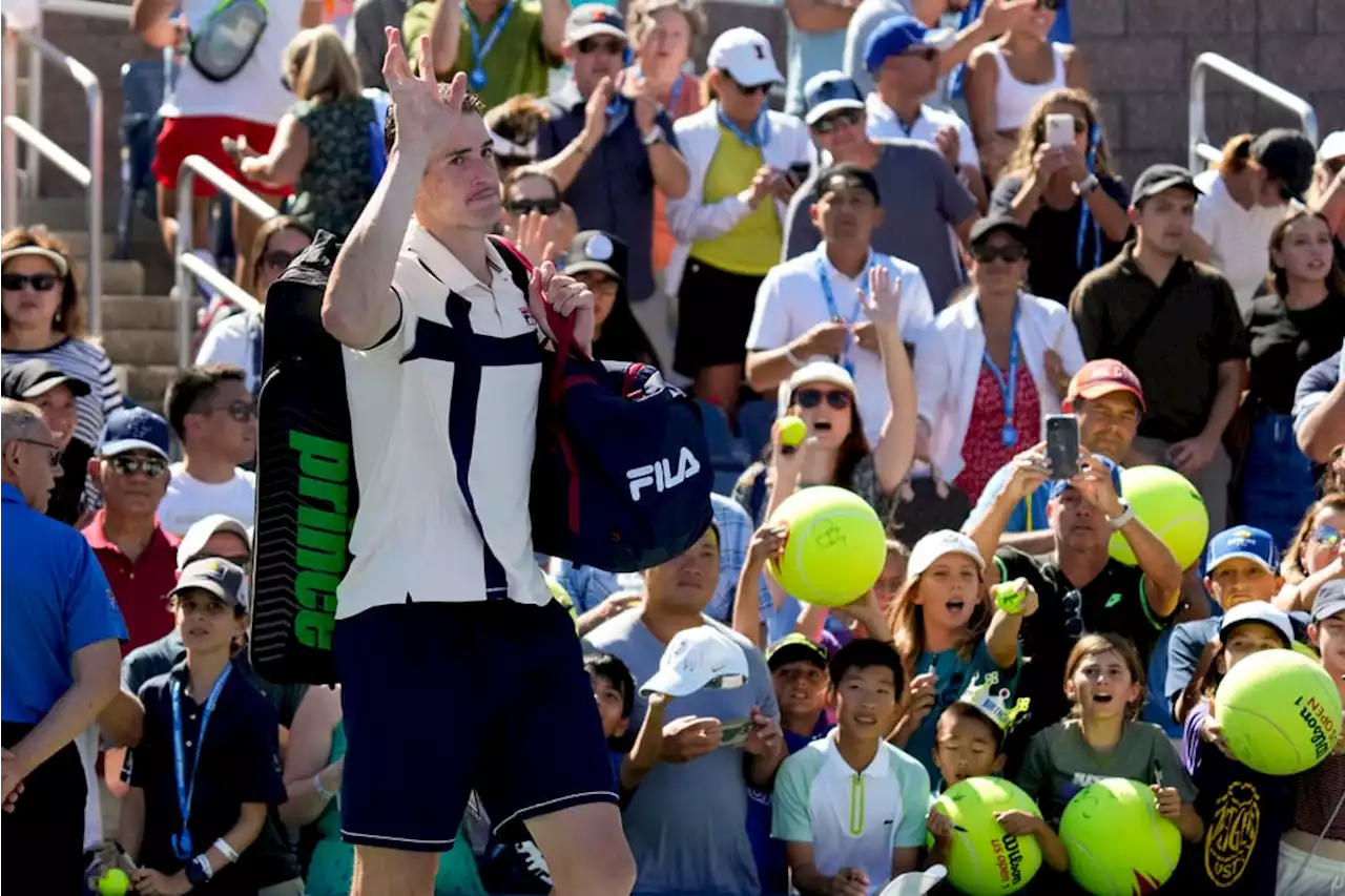 Tearful Isner signs off with US Open loss