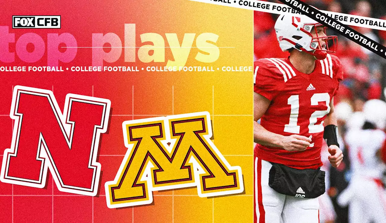 College football Week 1 top plays: Nebraska at Minnesota