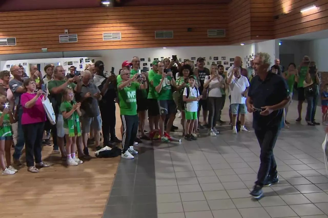 Quand des légendes de l'AS Saint-Etienne rencontrent leurs fans