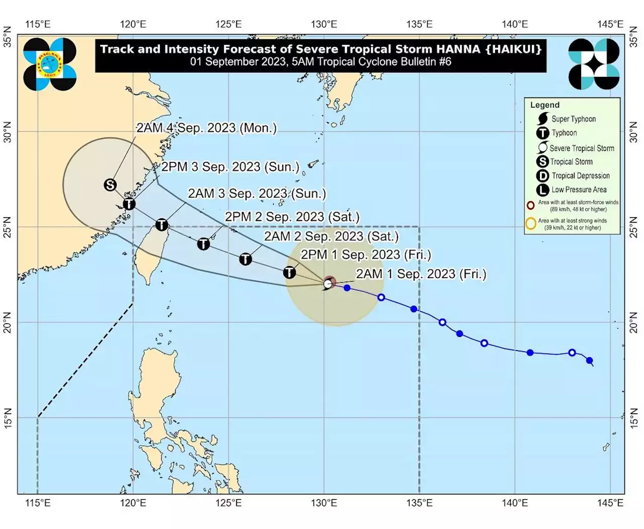 Hanna maintains strength, to continue enhancing Habagat