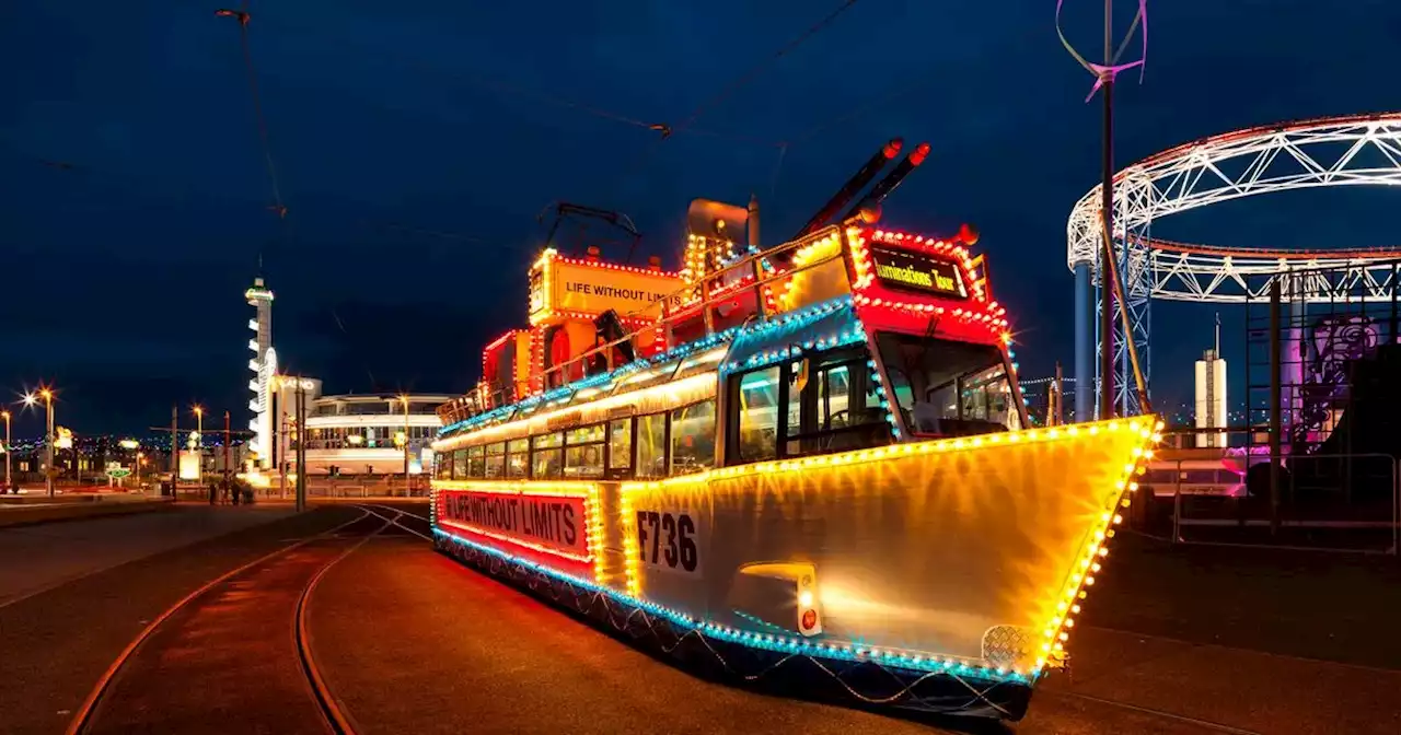 Get your free Illuminations switch-on LED bracelet if you're in Blackpool today