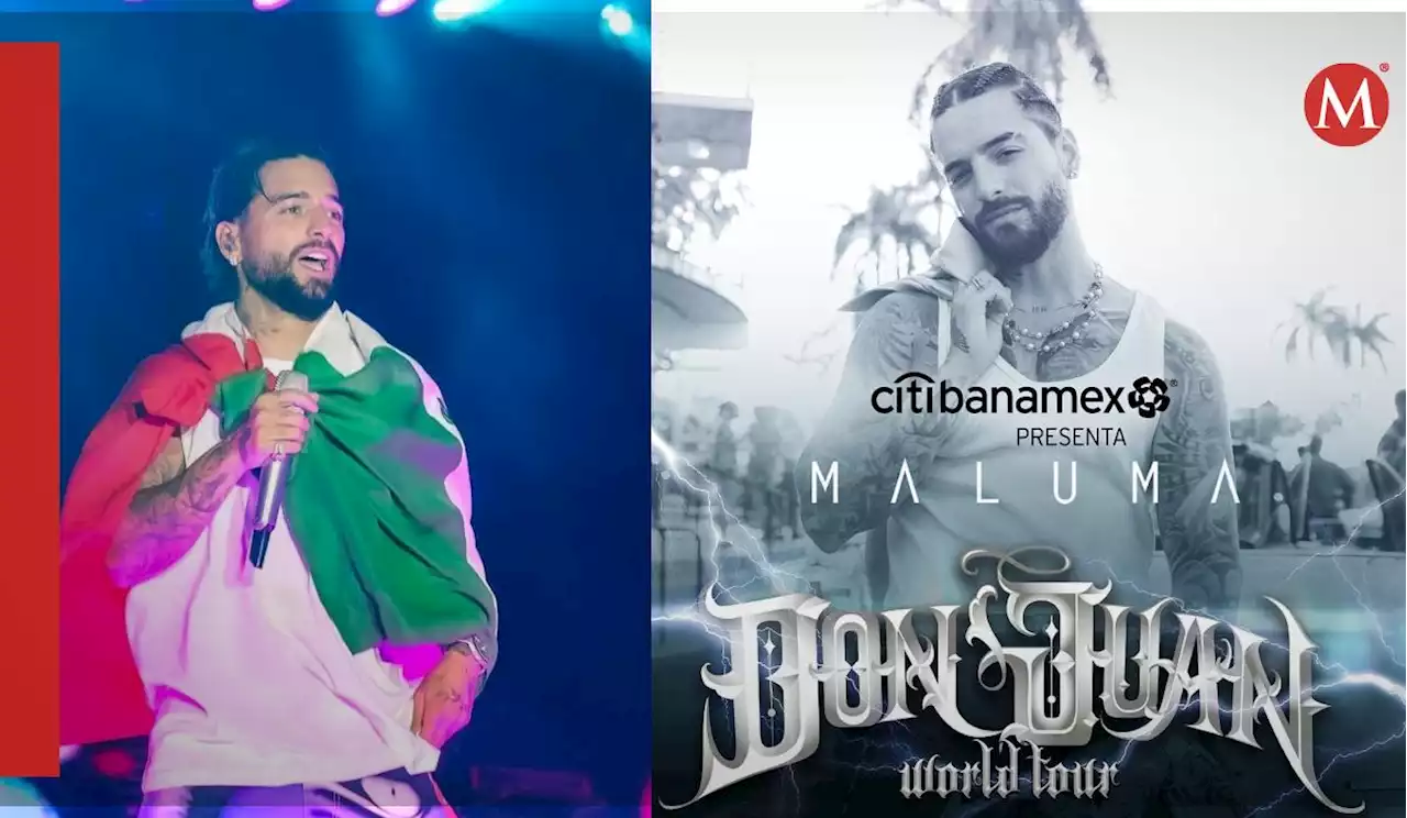 Maluma anuncia conciertos en México: Cuándo y dónde