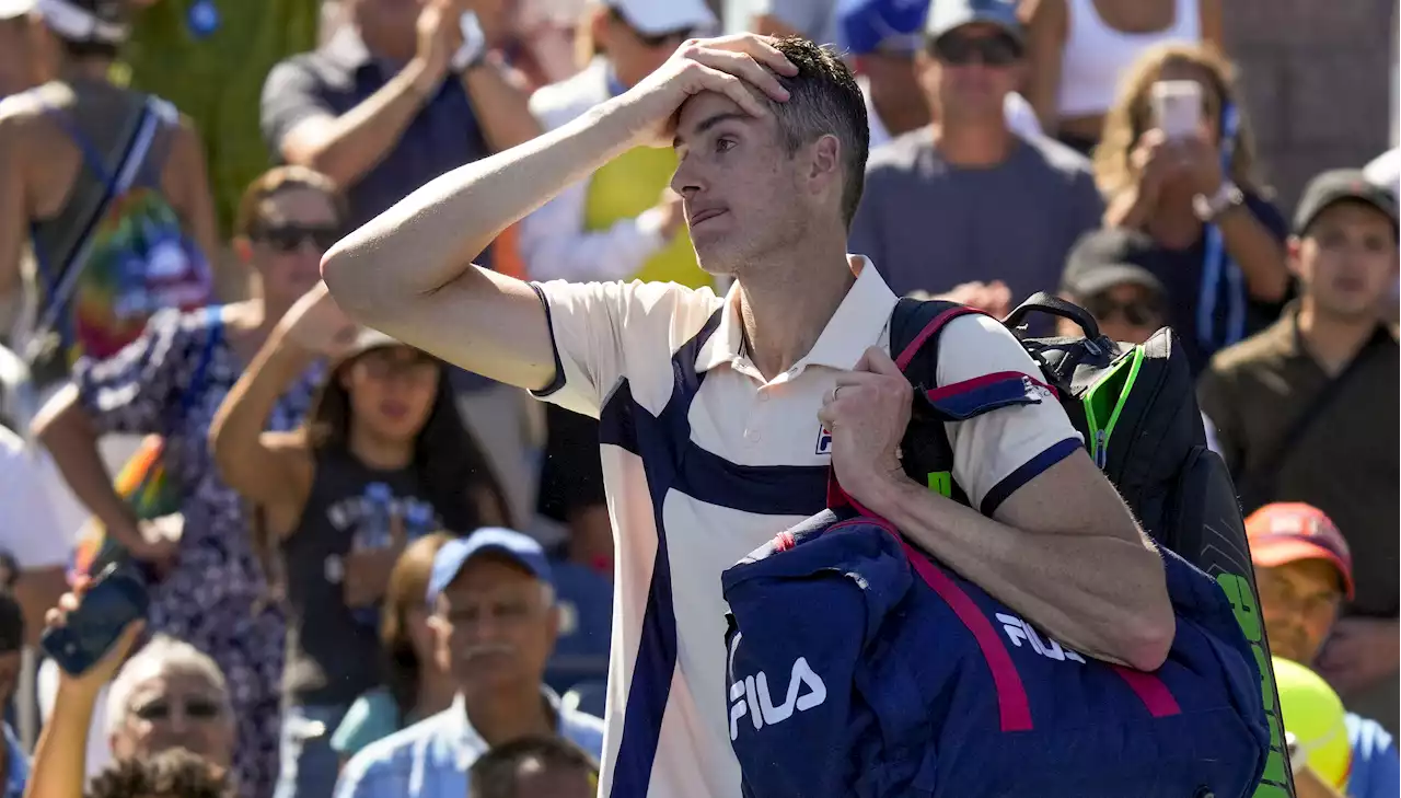 John Isner's US Open and tennis career end in a 5th-set tiebreak loss