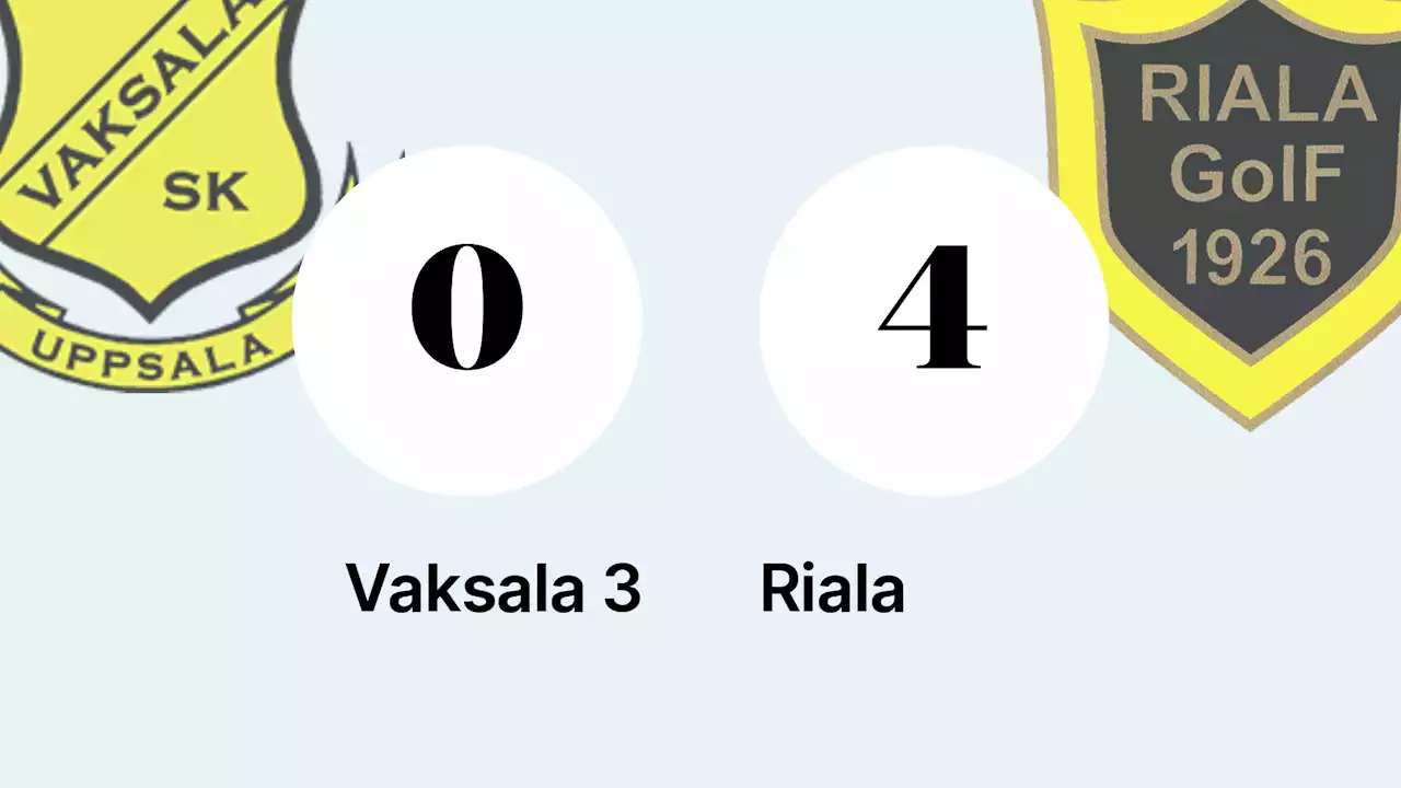 Therese Rizzo i form när Riala vann mot Vaksala 3