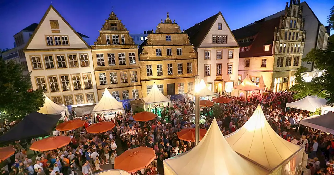 Bielefelder Weinmarkt startet: Weindorf in der Altstadt lädt zum Verweilen ein