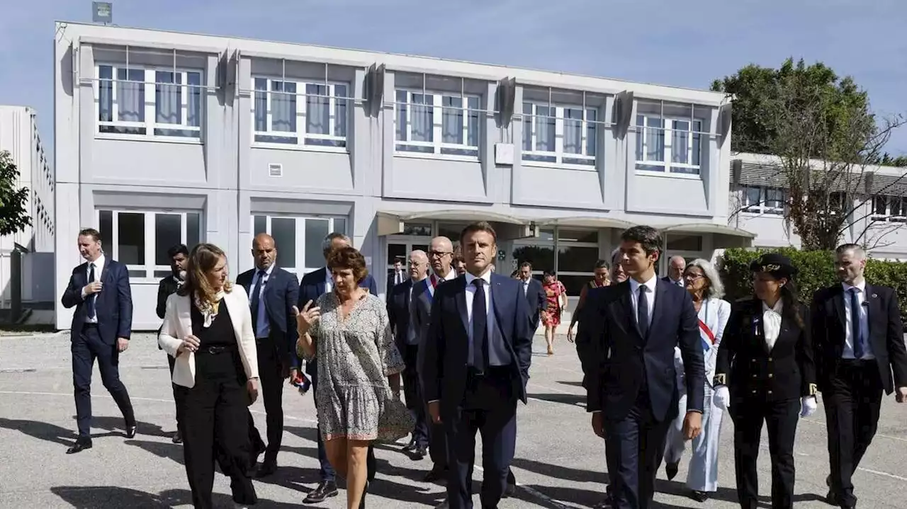 À Orange, Emmanuel Macron vante sa réforme du lycée professionnel : « Un engagement inédit »