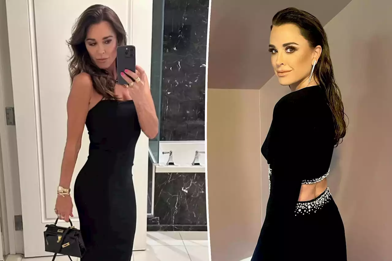 Kyle Richards smolders in little black dress during Las Vegas girls’ trip