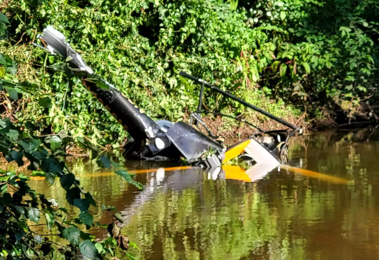 Helicopter crashes in N.J. canal, pilot killed despite rescue attempts