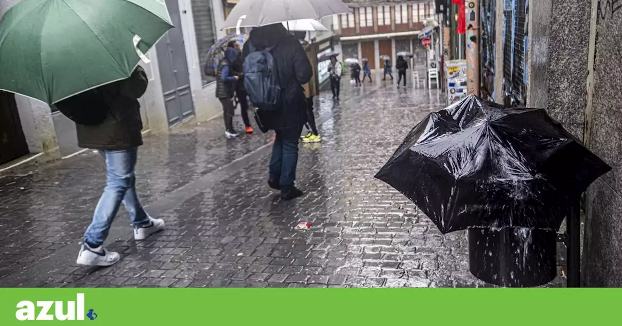 Entrada para o fim-de-semana com chuva e descida da temperatura máxima