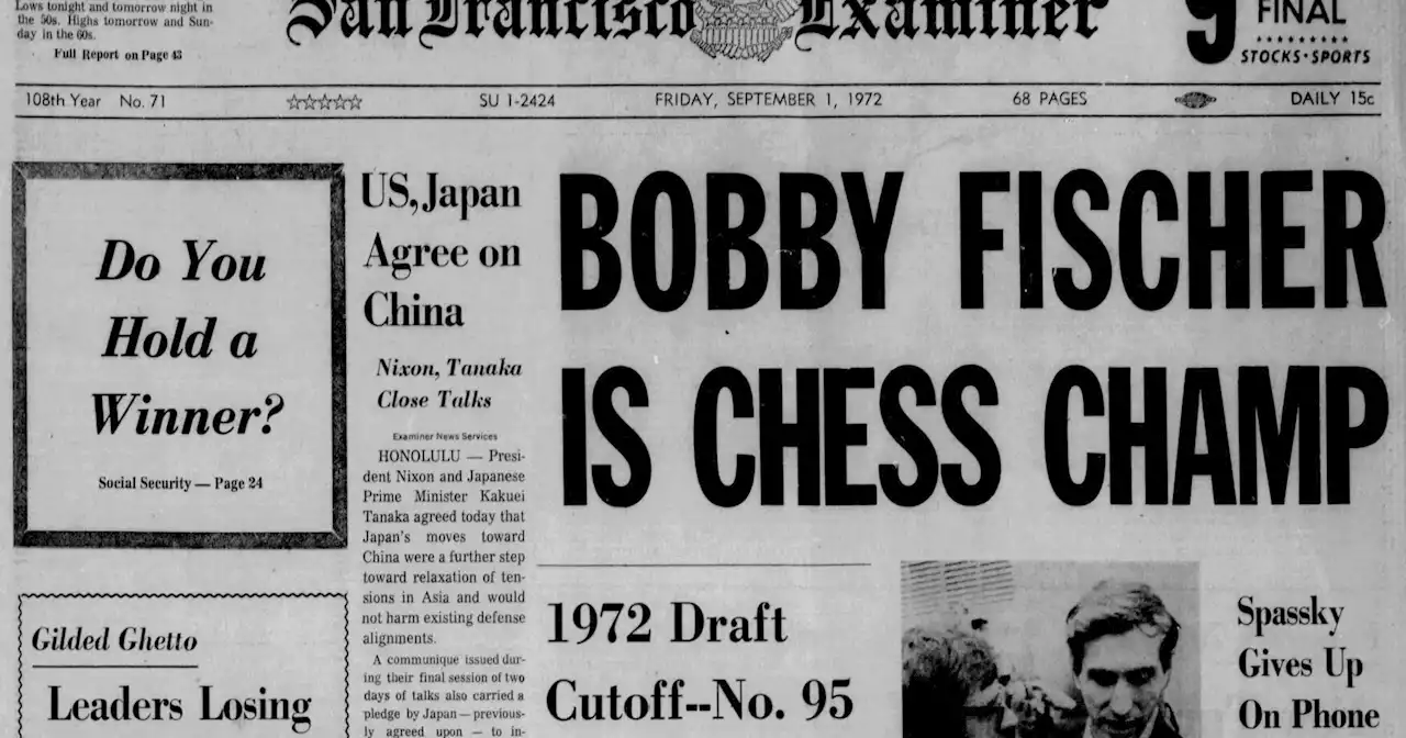 Today in History: September 1, Fischer wins chess crown