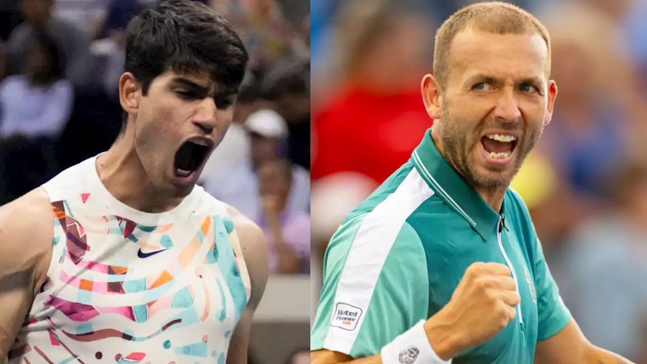 US Open: Defending champion Carlos Alcaraz sets up a meeting with Britain's Dan Evans at Flushing Meadows