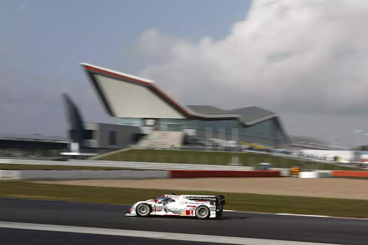 Silverstone: Audi bei Sonne und Regen vorn