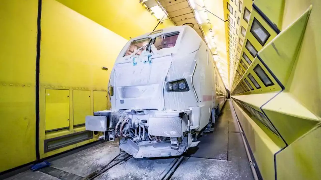 Bahn-Extremtest: Der neue ICE L im Klimatunnel