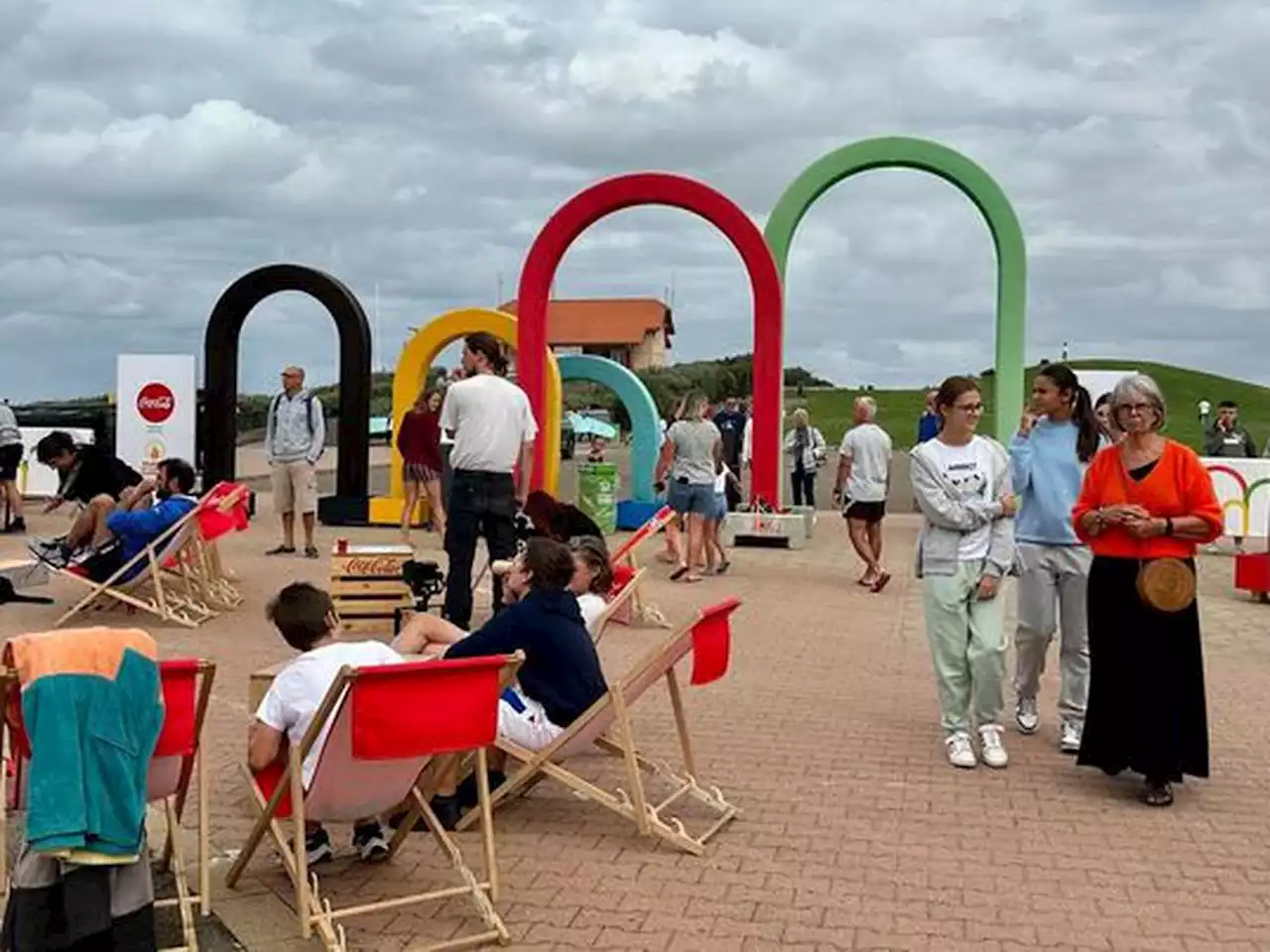 Biscarrosse : un village d’animations spécial Jeux olympiques à la plage