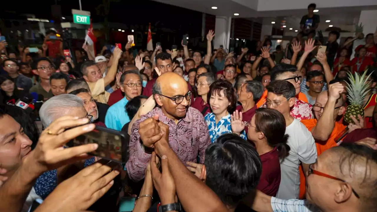 PE 2023: Tharman 'truly humbled' by sample count projecting landslide win