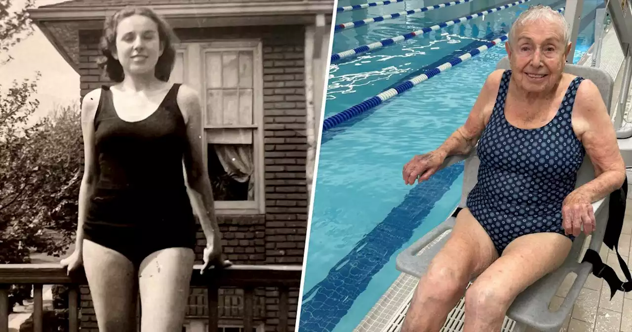 104-year-old who swims 45 minutes every day shares simple tips for long life