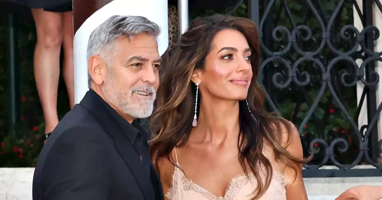 Amal and George Clooney make a stylish splash at Venice Film Festival