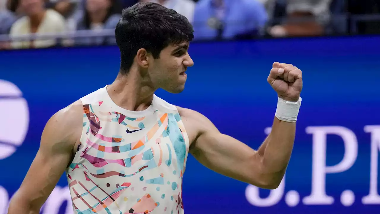 Carlos Alcaraz winning at US Open as big names are falling on Djokovic's side of draw