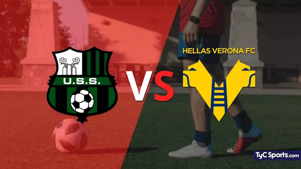 Sassuolo vs. Hellas Verona en vivo: cómo verlo, horario y TV