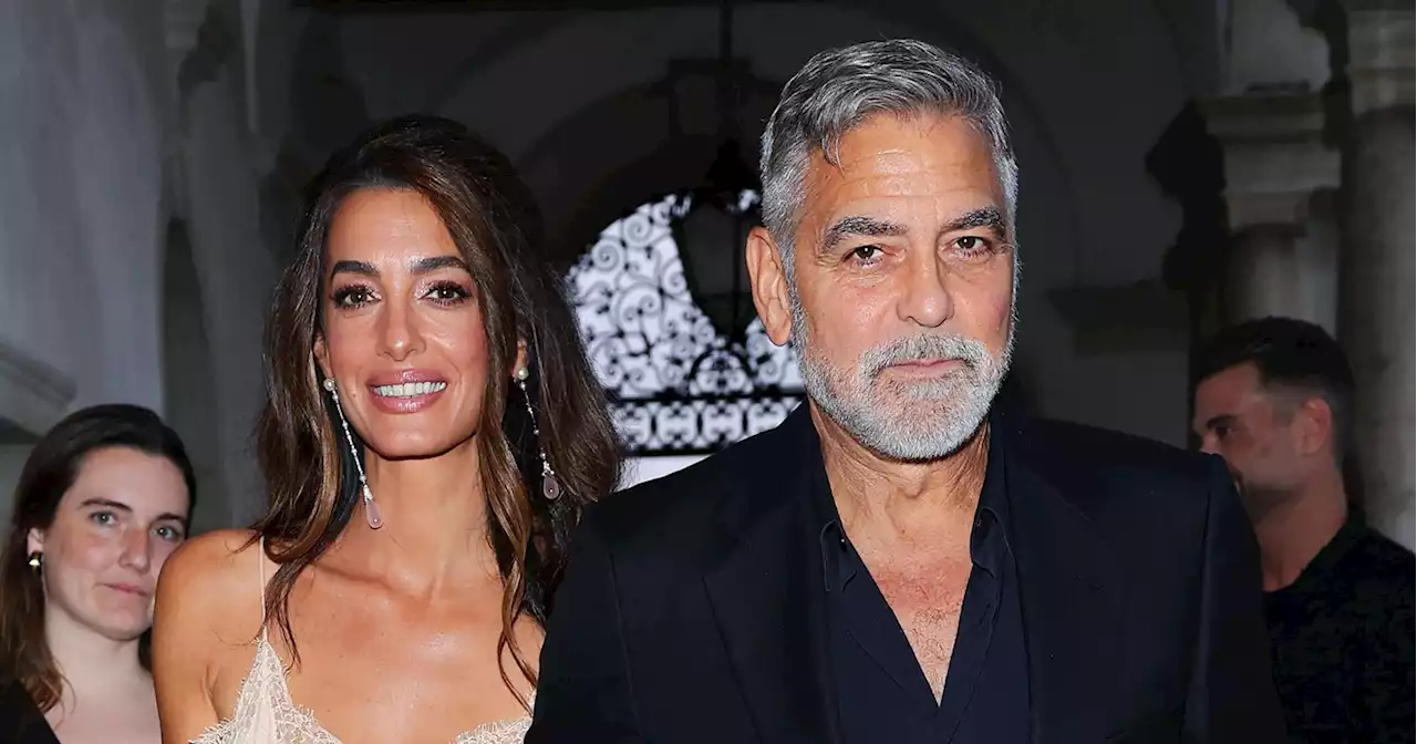 Amal Clooney and George Clooney Attend DVF Awards in Venice: Pics