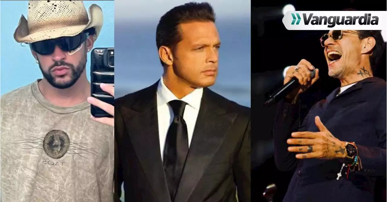 Bad Bunny, Luis Miguel y Marc Anthony, los latinos más taquilleros de la historia