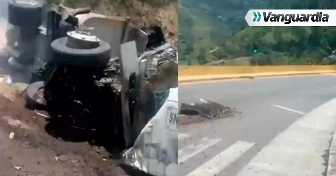 Conductor se habría quedado sin frenos y causó grave accidente en el Alto de la Línea, entre Ibagué y Calarcá