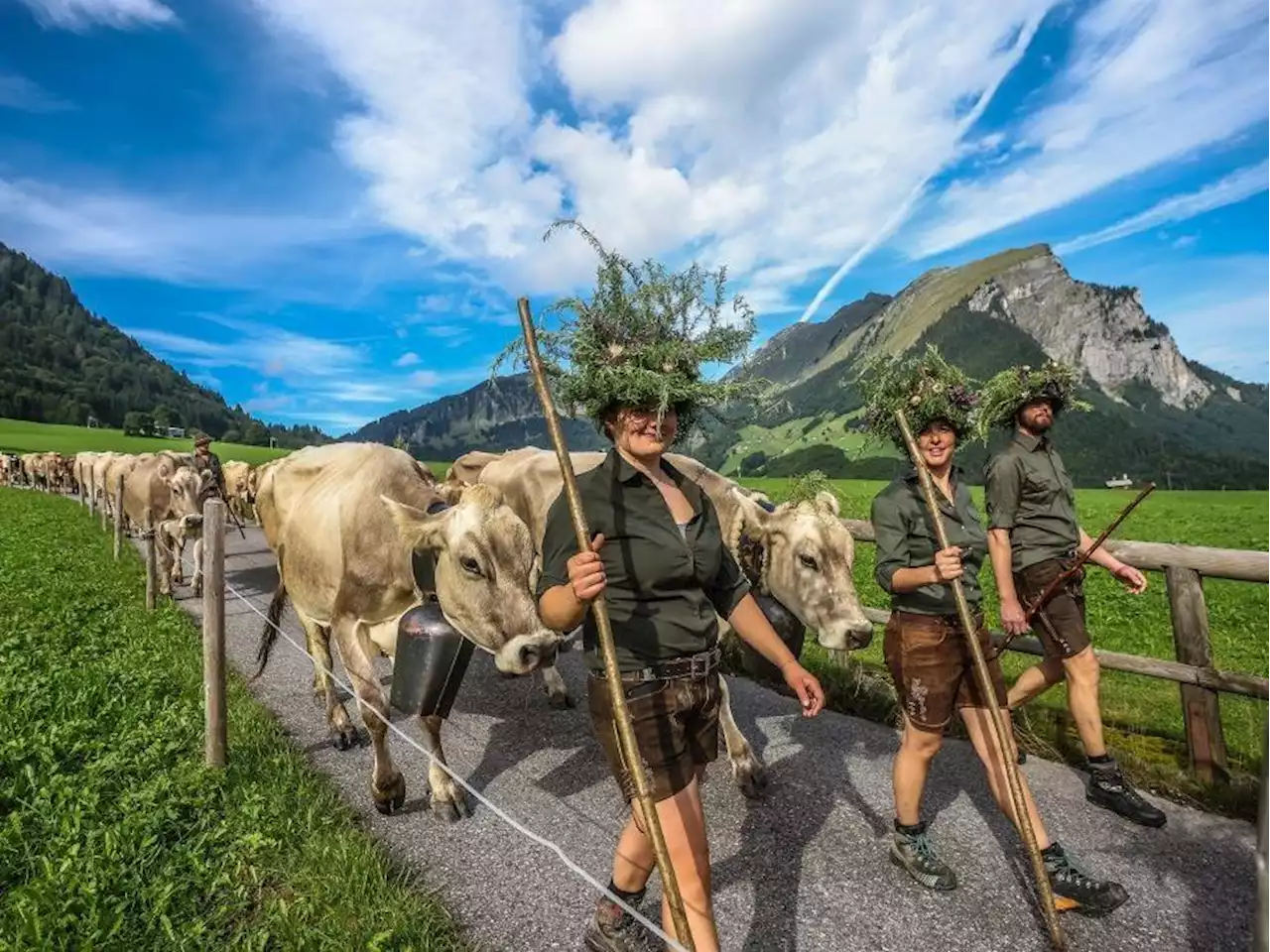 Ein Volksfest zu Ehren der Älplerinnen und Älpler