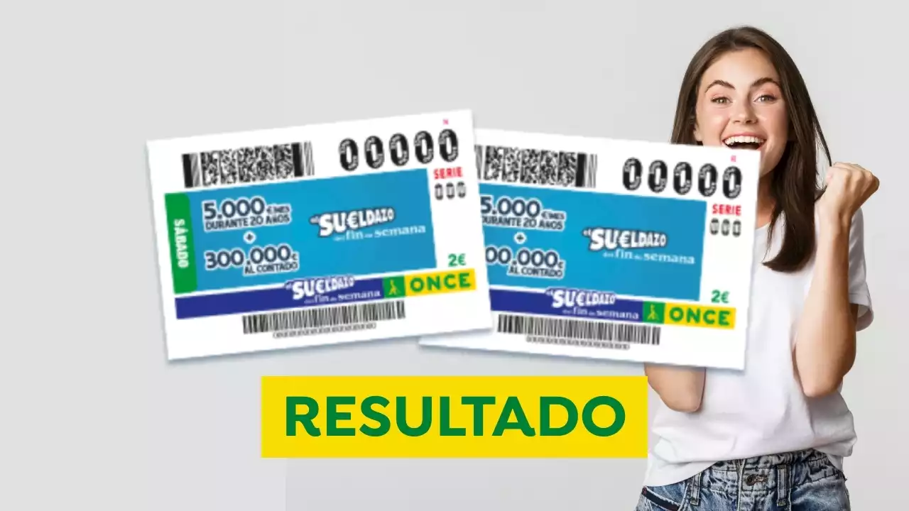 ONCE: Comprobar Sueldazo y Super Once, resultado de hoy domingo 10 de septiembre de 2023 en directo