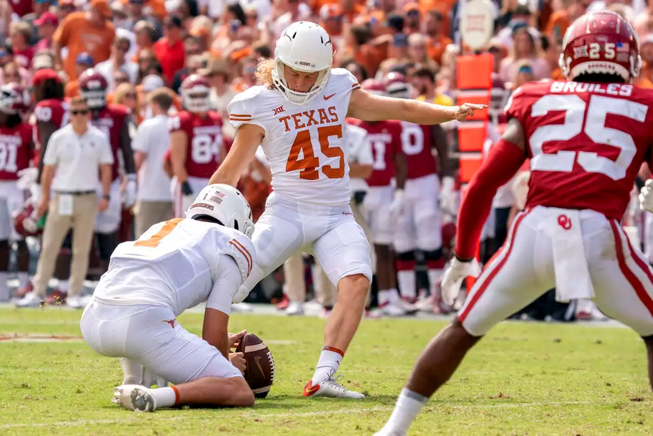 Who is Bert Auburn? Watch Texas kicker’s NIL commercial with Alabama’s Will Reichard