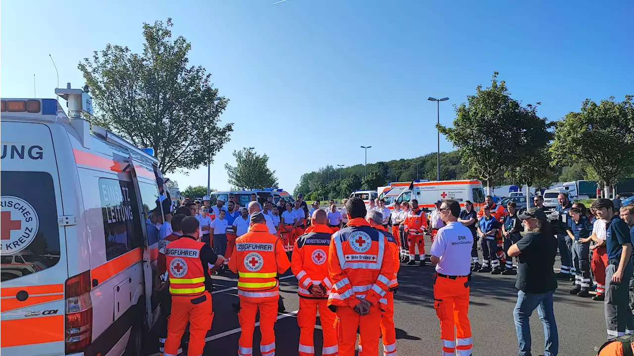 Hochwasser und Stromausfall: BRK übt Großeinsatz in Unterfranken