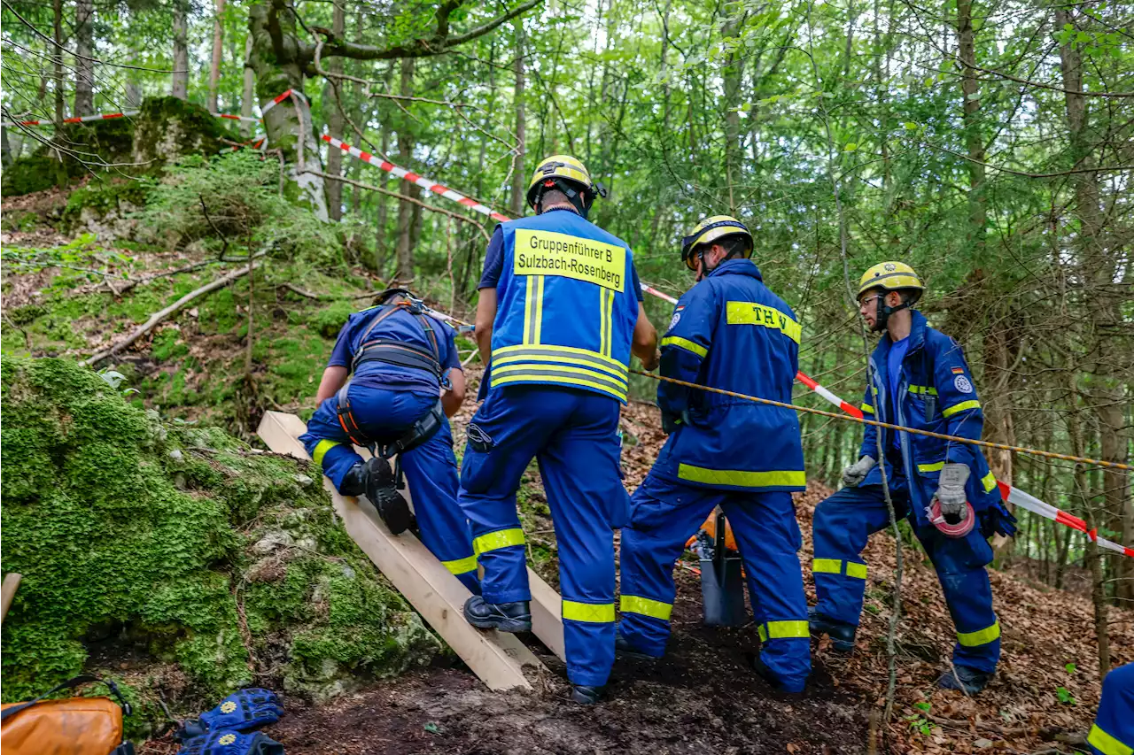 Rettung aus Höhle: Besucher haben Felssturz selbst verursacht