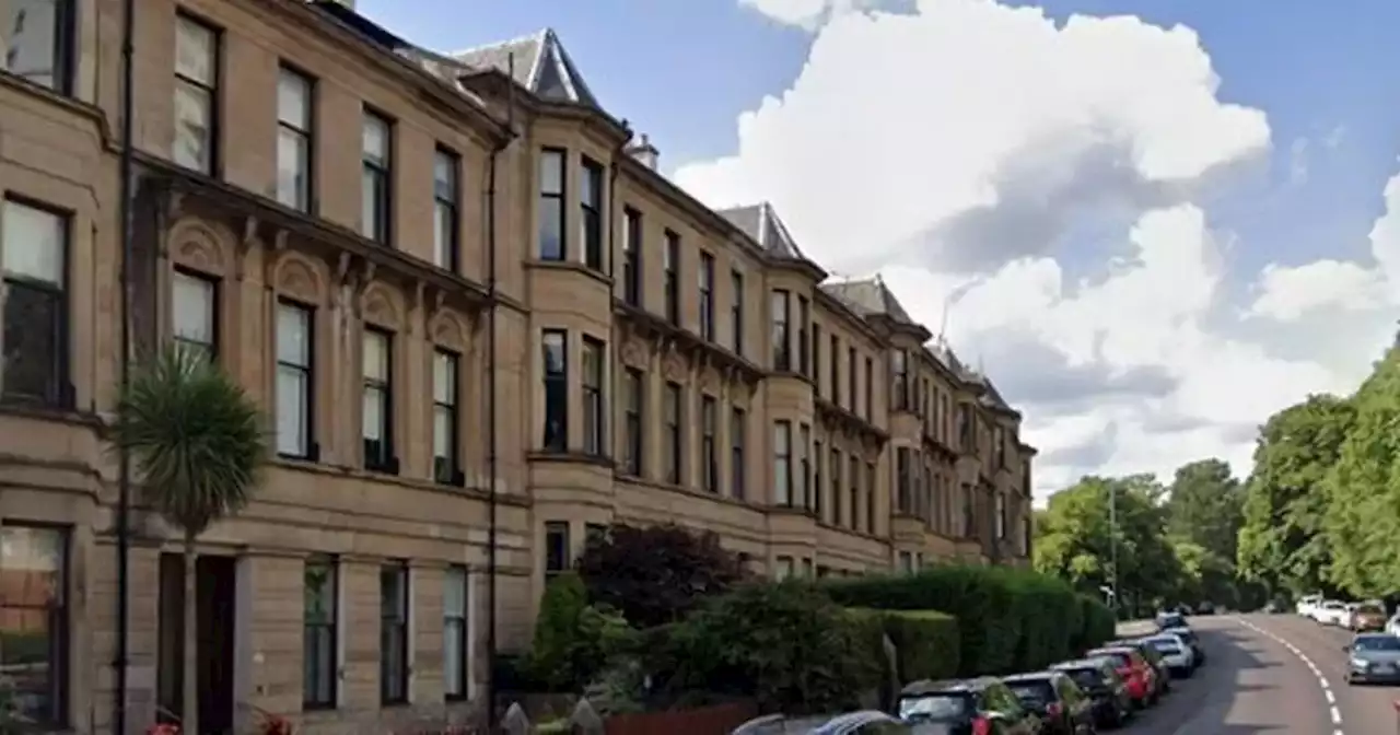 Man dead after 'falling from balcony' at block of flats in Glasgow