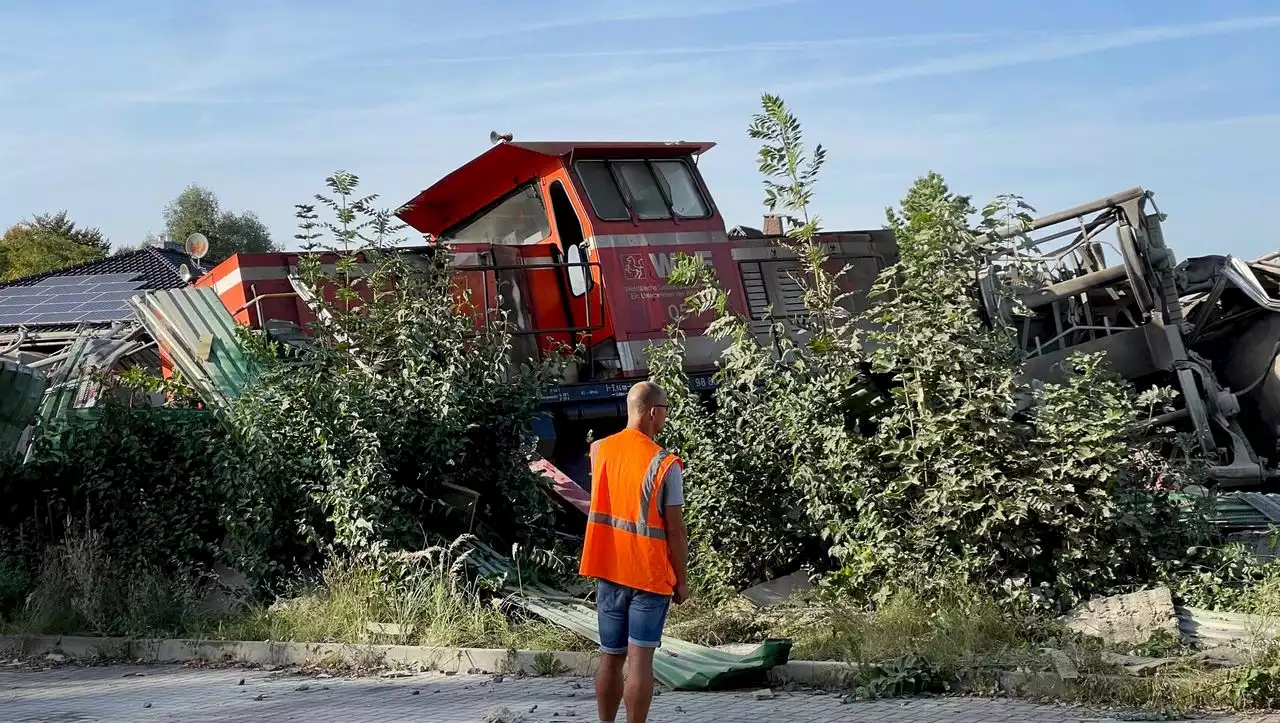 Kreis Soest: Entgleister Güterzug