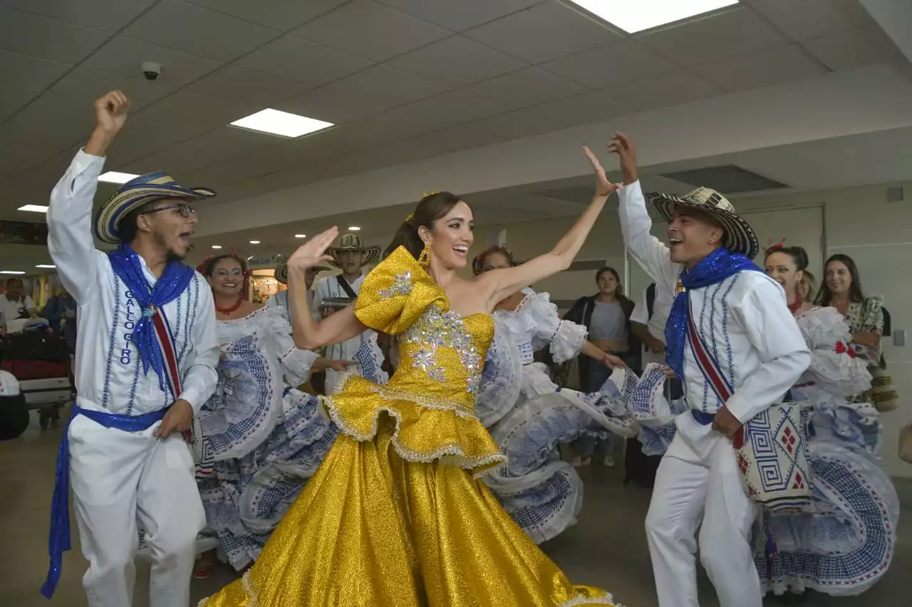 La reina del Carnaval 2024, Melissa Cure, ya está en Barranquilla