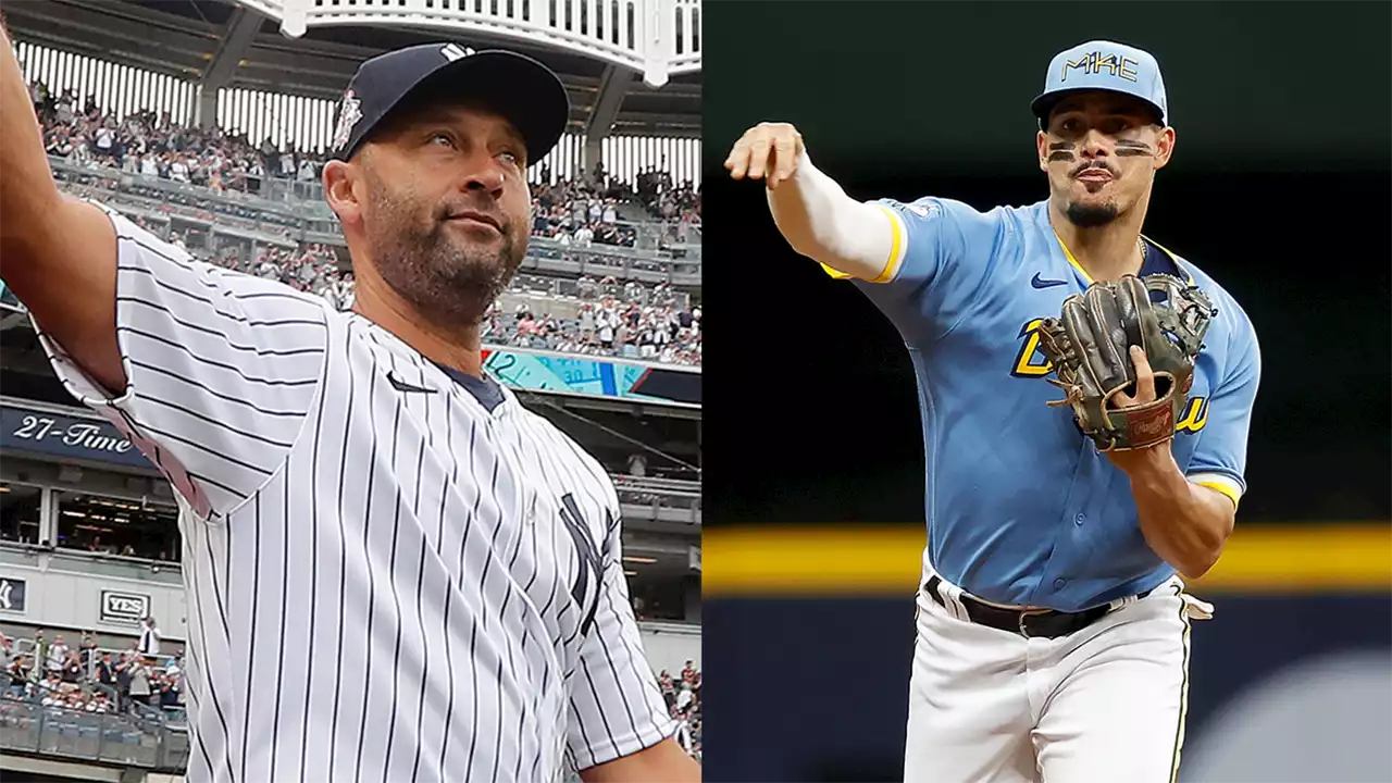 Brewers shortstop doesn't hold back excitement after meeting childhood hero Derek Jeter