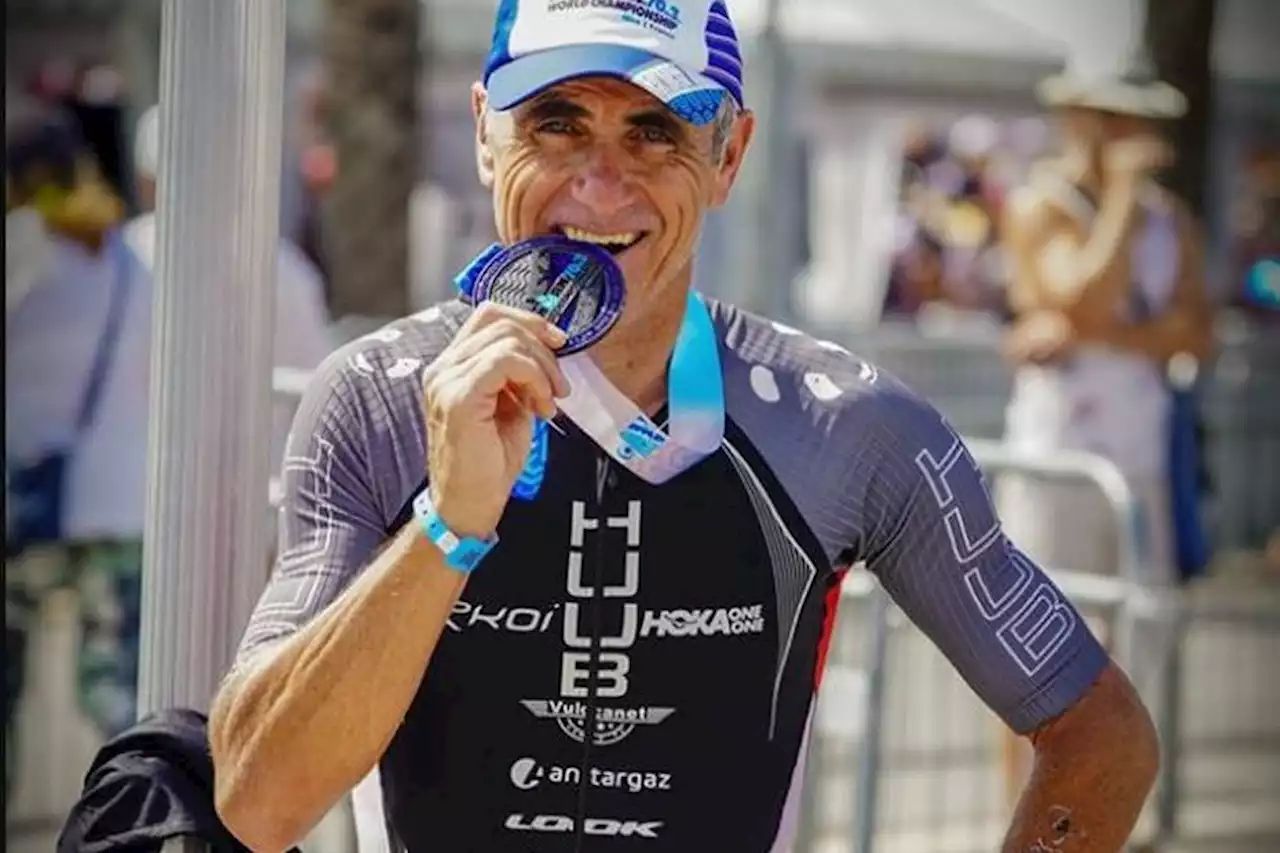 A 54 ans, l'ancien champion cycliste, Laurent Jalabert décroche un deuxième titre mondial d'Ironman