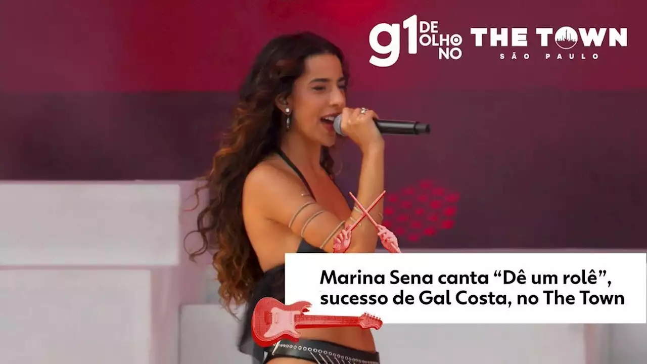 Marina Sena mostra voz, carisma, sensualidade e emociona o público do The Town cantando para Gal Costa