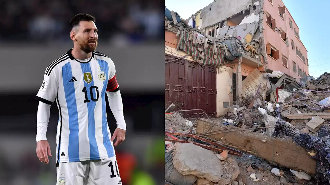 Lionel Messi sends 'strength' to Morocco following deadly earthquake that killed over 2,000 people