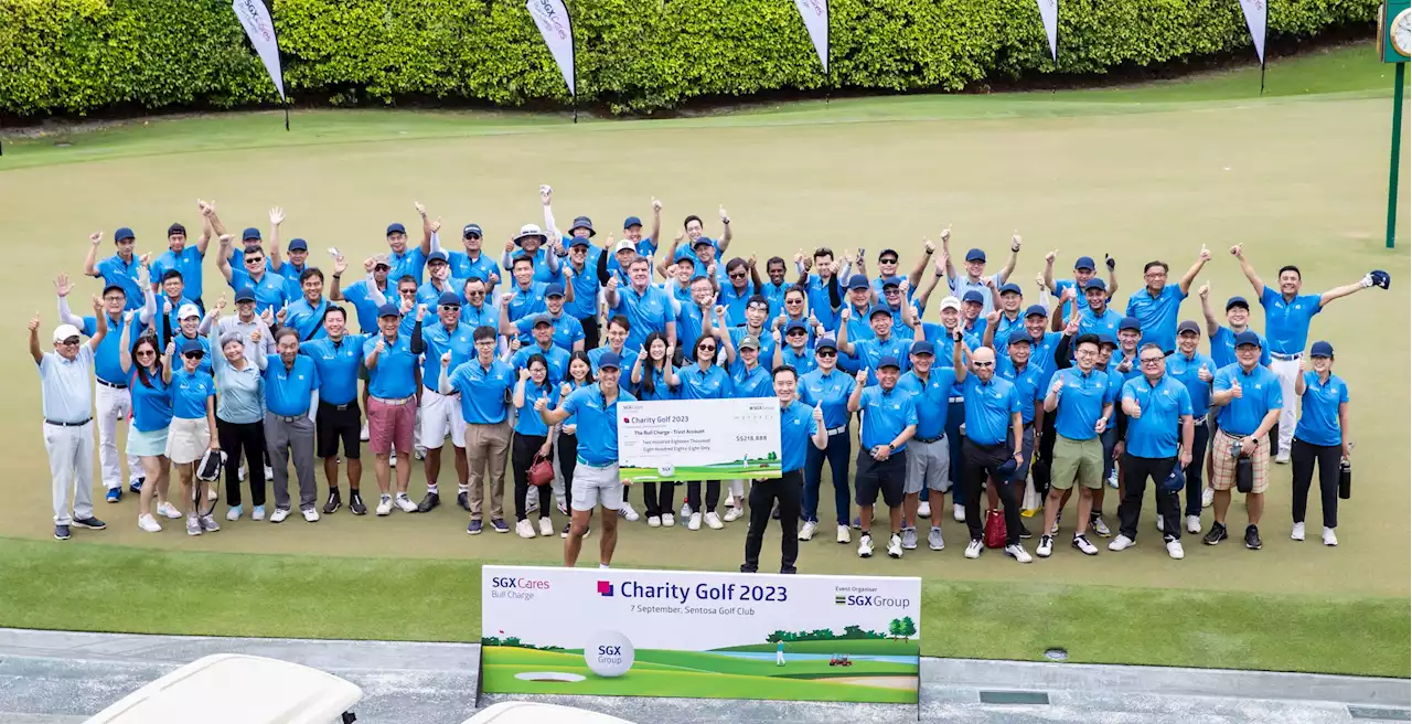 Charity Golf tournament kick-off SGX Cares Bull Charge 20th anniversary fundraising initiatives