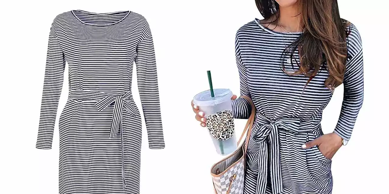 8,100+ Amazon Shoppers Love the Fall Version of This Popular T-Shirt Dress