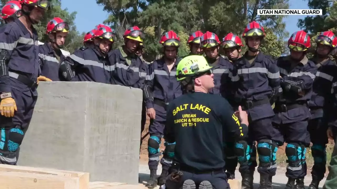 Some Utah Guard members in Morocco for exercise ready to assist after quake