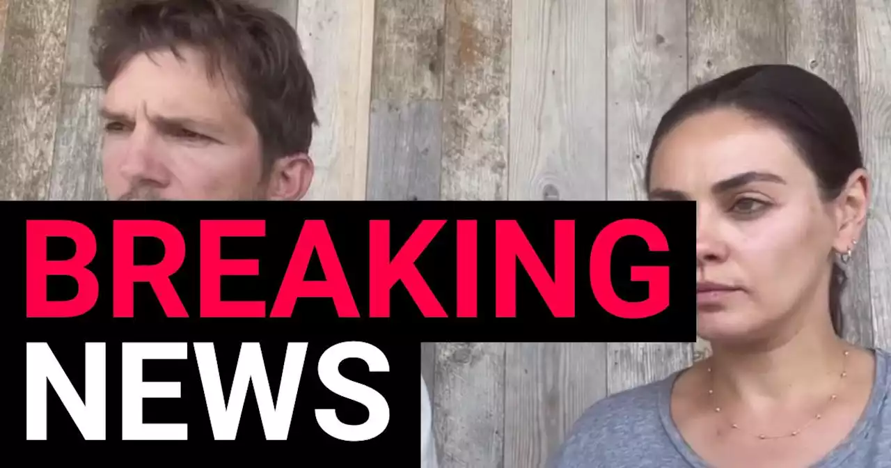 Ashton Kutcher and Mila Kunis apologise for showing support to Danny Masterson