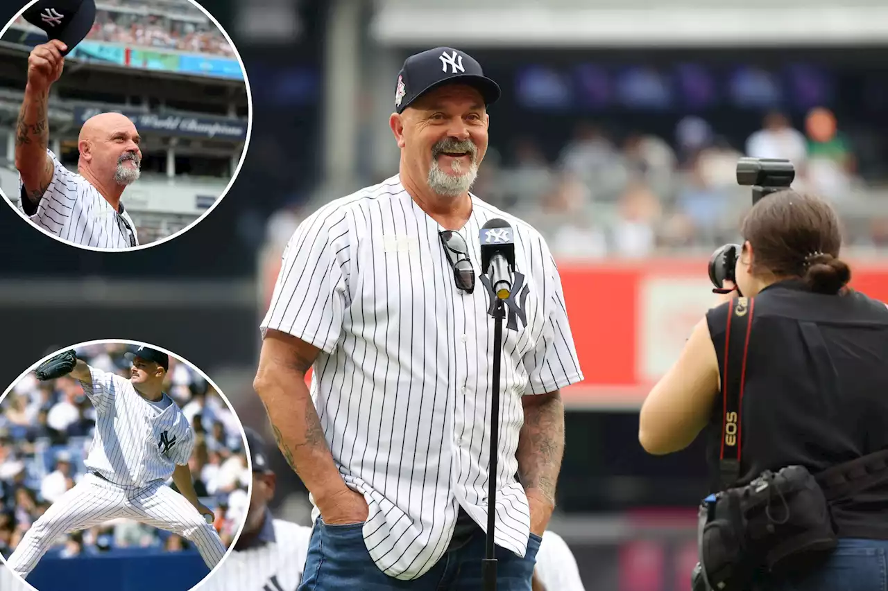 David Wells blasts ‘woke’ culture and Bud Light, covers up Nike logo on Yankees jersey