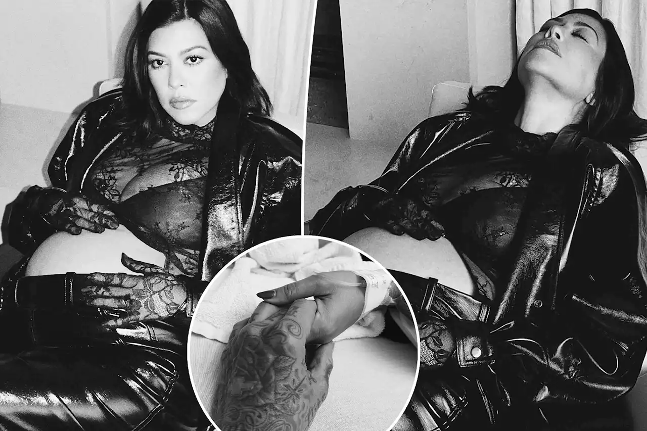 Kourtney Kardashian shares ‘empowering’ pregnancy photos after emergency fetal surgery