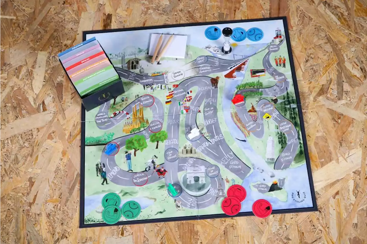 CYKOM Pro Cycling Quiz Board Game