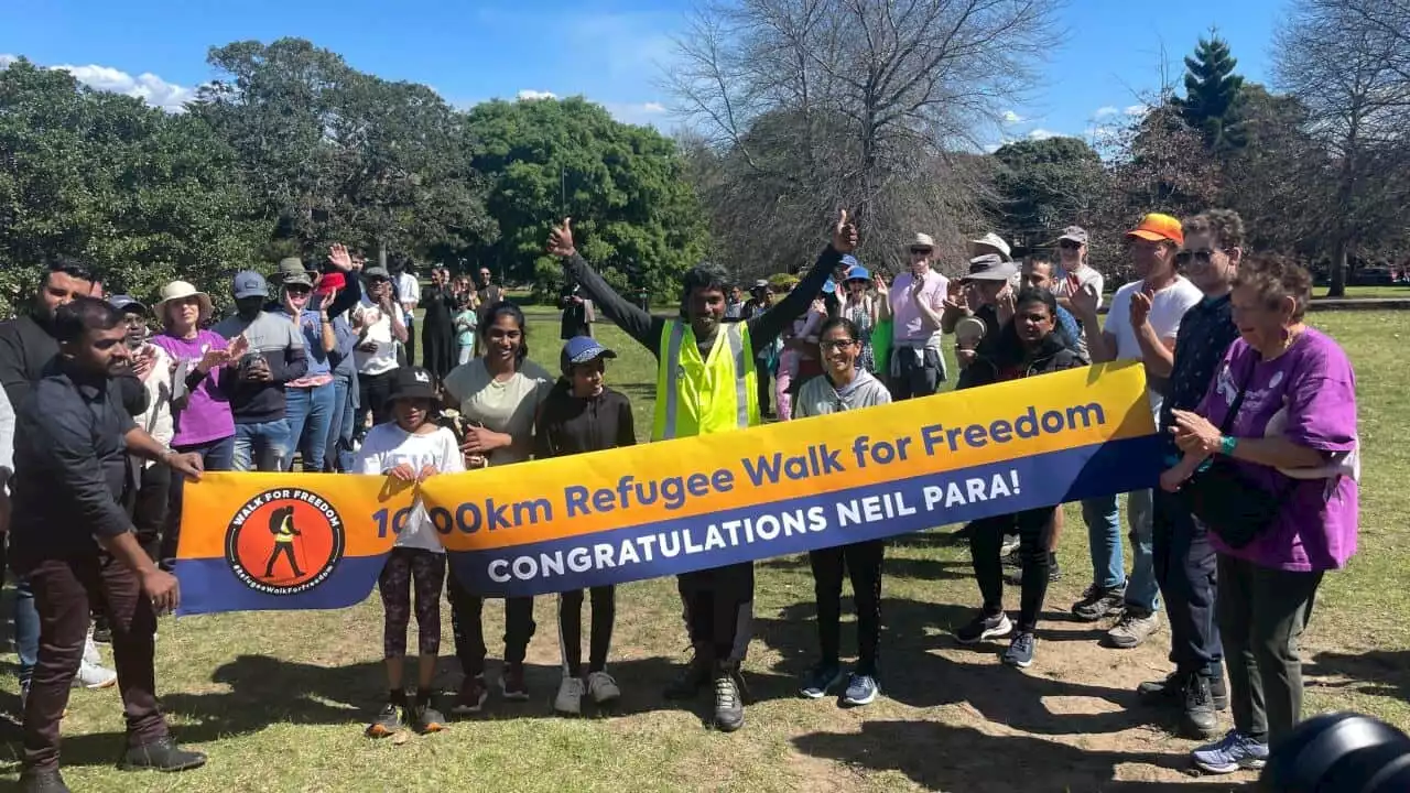 Tamil asylum seeker granted permanent residency during 1,000km walk for thousands in limbo