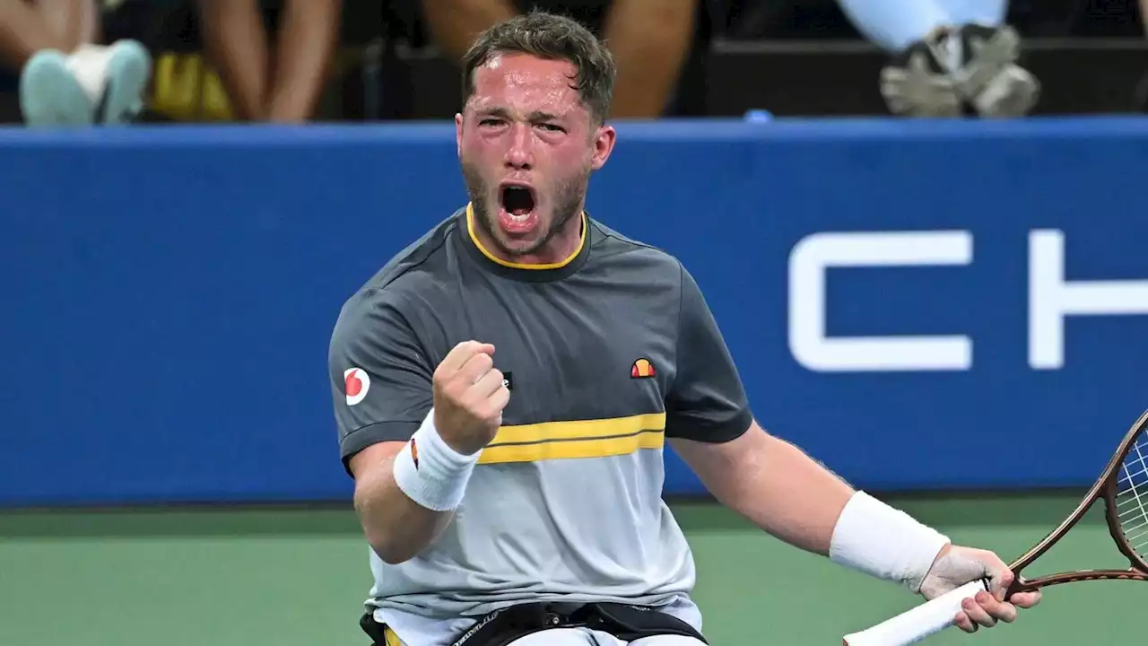 Alfie Hewett wins all-British US Open wheelchair singles final against doubles partner Gordon Reid