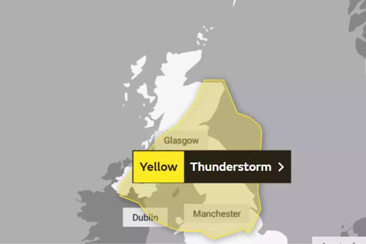 Met Office extends thunderstorm warning to north east of Scotland