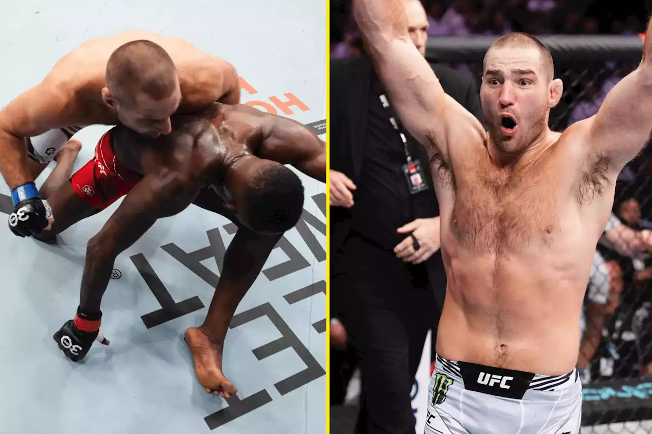 Sean Strickland drops Israel Adesanya as he scored MASSIVE UPSET win at UFC 293