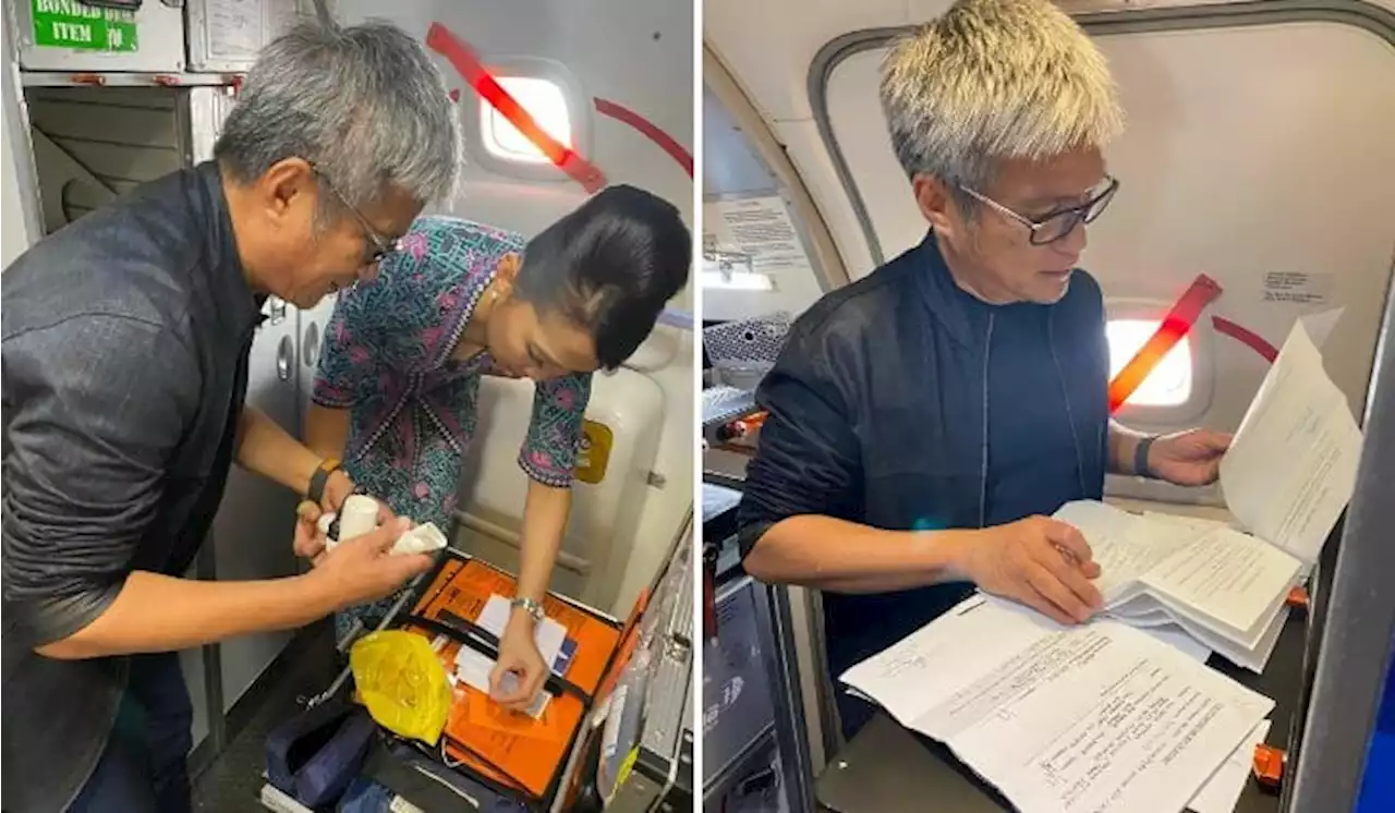Sarawak Minister Helps Patient With “Breathing Difficulties” On Malaysia Airlines Flight